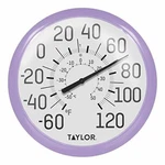 Taylor Precision Products 6700LC Big & Bold Outdoor-thermometers, Lilac. Fixed Price $17.99.
