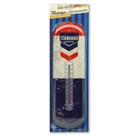 New! Chevron Standard - Indoor Outdoor Metal Tin 17" Thermometer Nostalgic 40255. Fixed Price $19.99.