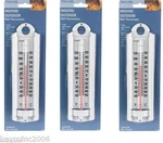Pack Taylor 5135N Indoor And Outdoor Thermometer, Aluminum. Fixed Price $20.99.