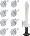 Window Clamps With Super Strong Suction Cups, Holder For Electric Candles, Great. Fixed Price $16.36.