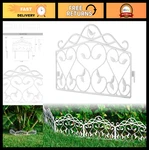 Decorative Garden Border Edging - 16PCS Faux Wrought Iron Leaf & Bird Design, 20. Fixed Price $125.99.