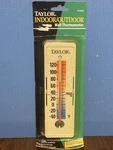 Vintage Taylor Indoor/outdoor Wall Termometer - Marble Design Mount Nos New. Fixed Price $9.95.