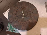 Wall Aluminum Clock 12 Hr Whitehall ? Time & Seasons Indoor Outdoor Tempus Fugit. Fixed Price $49.00.