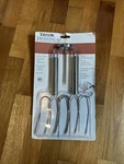 Taylor 3 Piece Meat Thermometer And Turkey Lifters Stainless Steel New. Fixed Price $12.97.