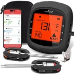 Pyle Digital Lcd Display Wireless Bbq Thermometer Battery Operated 2 Temp Probes. Fixed Price $59.99.