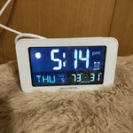 Acurite Digital Weather Forecaster With Alarm Clock 13044HD Indoor Only. Fixed Price $18.00.