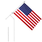 Hahafelt Portable Pole Kit With 3'X5' American Flag-pvc Telescoping Flag.... Fixed Price $69.59.