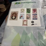 Evergreen Seasonal Burlap Flag Set Of 8. Fixed Price $40.00.