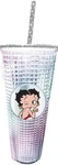 Spoontiques 19537 Betty Boop Diamond Cup With Straw, 20 Oz. Fixed Price $28.99.