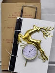 Avon 32 Inch Reindeer Snow Measurer & Thermometer Garden Stake Nib 2016. Fixed Price $19.99.