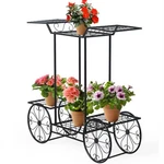 6-TIER Garden Cart Stand Flower Rack Display Home Decoration Pot. Fixed Price $49.99.