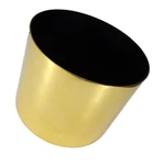 Mcm Paul Mayen Architectural Habitat Polished Aluminum Planter Gold Pot 9. Fixed Price $75.00.