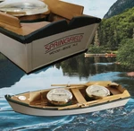 Springfield Wood-ridge N.j. Boat Thermometer & Humidity 16" Lodge Cabin Decor. Fixed Price $19.00.