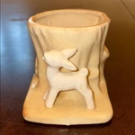 Vintage Ceramic Deer Planter Herb Flower Pot 50 S Mcm. Fixed Price $18.00.