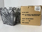 Southern Living Home Wrought Iron Wire Baskets - Rosedale Plant Holders 2 Ct. Fixed Price $20.00.