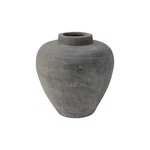 Artissance AM80641202 Pottery Round Tapered, 12.5 Inch Tall, Gray Vase (d. Fixed Price $316.11.