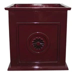 Southern Patio 16" Colony Square Planter Oxblood Red. Fixed Price $88.71.