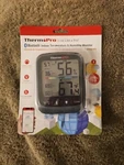 Thermopro Bluetooth Indoor Temperature & Humidity Monitor W/260FT Range! #TP359W. Fixed Price $15.00.