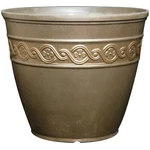 Classic Home And Garden Corinthian Resin Flower Pot Planter, Bronze, 13". Fixed Price $33.21.