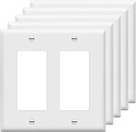 Decorator Light Switch Receptacle Outlet Wall Plate, Size 2-GANG 4.50" X 4.57. Fixed Price $14.79.