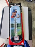 Vintage Nib 2007 Budweiser Rivers Edge Nostalgic Tin Thermometer 5" X 17. Fixed Price $16.00.