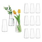 Clear Flower For Centerpieces: Modern Glass Set Of 12 Wedding .... Fixed Price $47.99.