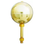 Annin Flagmakers 800050 Ball Ornament, Aluminum, Gold. Fixed Price $40.89.
