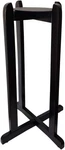 27" Water Crock Wood Floor Stand Porcelain Vase Dispenser H2O Jug Bottle Black. Fixed Price $53.99.