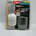 Royal Digital Indoor/outdoor Thermometer Temp/time With Wireless WS10. Fixed Price $25.70.
