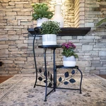 3-HOLDS Flower Pot Racks Metal Plant Stand Shelf Home Yard Garden Patio Decor. Fixed Price $35.69.