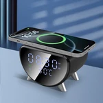 Multifunction Digital Alarm Clock With 30W Wireless Charger Thermometer Display. Fixed Price $24.99.