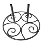 Briarwood Lane Wrought Iron Garden Flag Stand Base. Fixed Price $14.99.