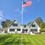 Sectional Aluminum Flagpole 20 Ft American Usa Flags Gold Ball Kit. Fixed Price $51.89.