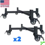 Pack - 16" Plant Caddy Wheels Lock Metal Rolling Stand Heavy Duty 200 Lb Pot. Fixed Price $31.45.