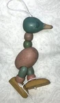 5 Antique Vintage Jaymar? Wooden Figure Restrung Bird Stork Aviary Pastels #cc. Fixed Price $14.95.