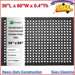 Envelor Anti Fatigue Mat Rubber Floor Door Non Slip Drainage 36X60IN. Fixed Price $73.46.