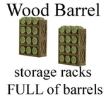 Wood Storage Racks Full Of 2 Pack Painted Scale Models 1/160. Fixed Price $9.99.