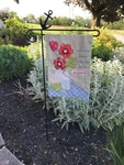 Anchor Garden Flag Stand - Beach Decor Powder Coated Wrought Iron Amish Made. Fixed Price $68.99.