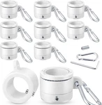 8 Pcs Tangle Free Flag Pole Rings For 0.76-1.0 With Metal Clip 360. Fixed Price $27.95.