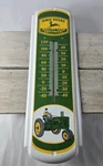 Vtg John Deere Quality Farm Equipment Thermometer Outdoor Metal 27" X 8" Rare. Fixed Price $158.36.