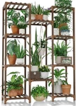 Stand Indoor Outdoor Tall Shelf For Multiple Pots Wood Flower. Fixed Price $30.94.