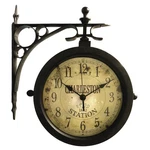 Infinity Instruments 8 Inch Charleston 2 Sided Wall Clock & Thermometer. Fixed Price $143.23.