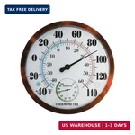 Qtengcx 10 Inch Decorative Outdoor Thermometer - Vintage Wall Mounted Weather Ga. Fixed Price $37.16.