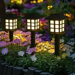 2PCS Solar Pathway Lights Outdoor IP65 Waterproof Garden Led Lamps - New. Fixed Price $14.20.
