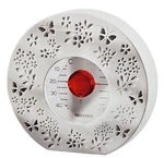 Thermometer With Ceramic Frame 6.75" 1.4" Thick Butterfly Design Great Gift. Fixed Price $12.99.