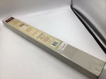 Levolor Wide Curtain Rod Fits 3" Pockets Valance 28"- 46" New. Fixed Price $16.09.