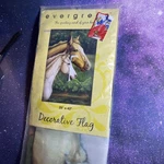Evergreen Decorative Flag Horses 29 X 43. Fixed Price $24.99.
