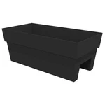 Bloem: Black 24" - Finley Deck Rail Planter, Recycled Plastic, 7.5 Gal Capacity. Fixed Price $37.97.