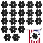 20PCS Garden Flag Rubber Stoppers, Anti-wind Flower Shape Pole Clip Plas.... Fixed Price $15.15.