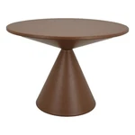 Benjara Jammy Plant Stand Table- Round 24" Top- Brown Metal Cone Base. Fixed Price $267.43.